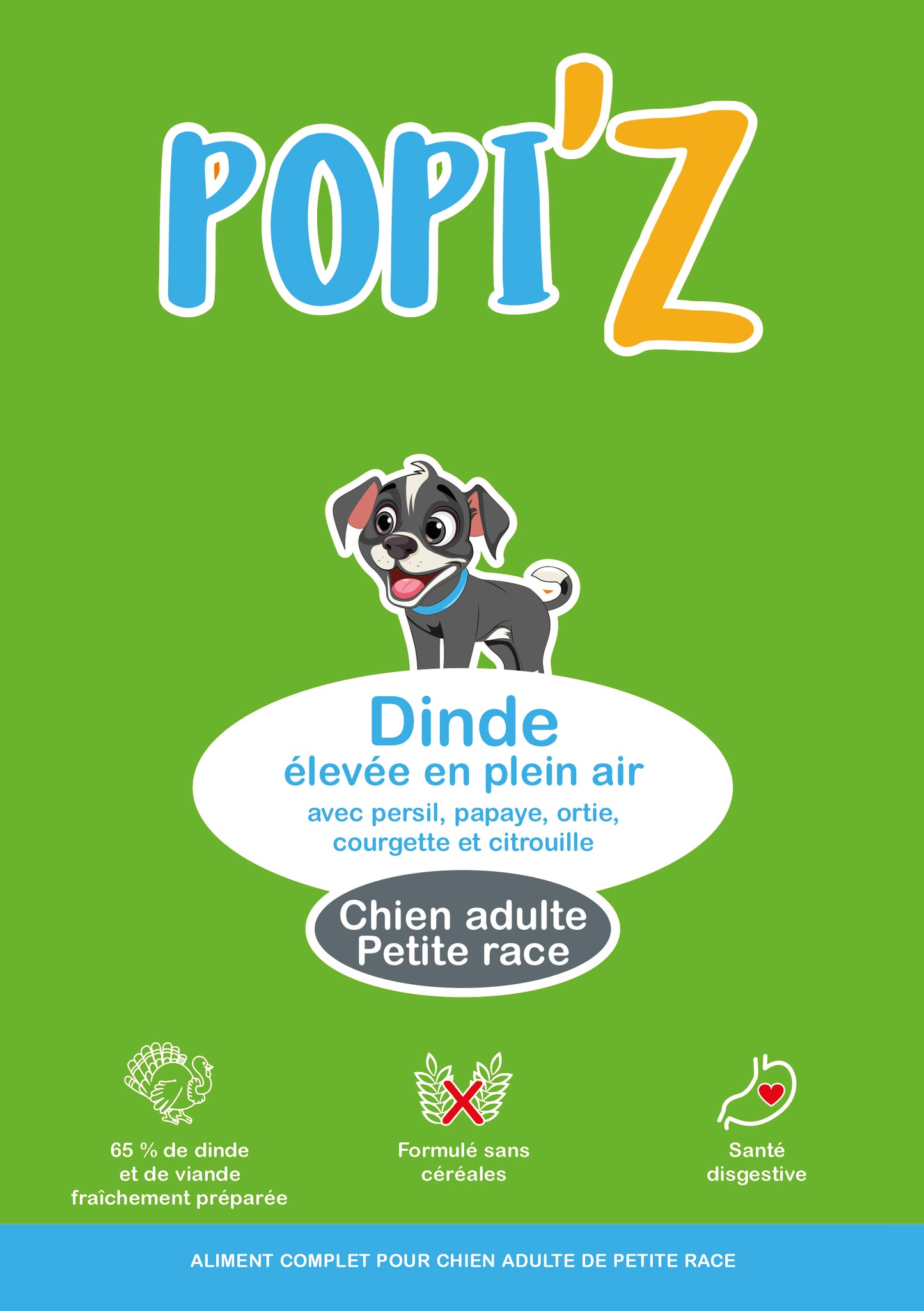CROQUETTES CHIEN ADULTE PETITE RACE dinde